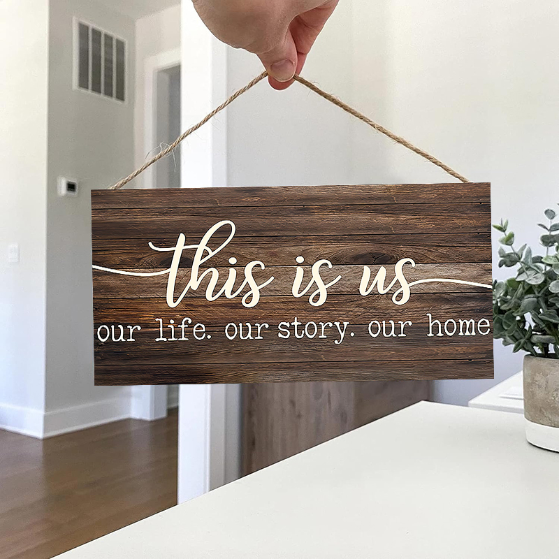 Kitchen Appliances Design - Rustic This is us Wall Hanging