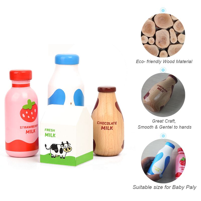 Trẻ Em Giả Vờ Chơi Bằng Gỗ Sữa - đánh giá và giá Kitchen Appliances Kids
