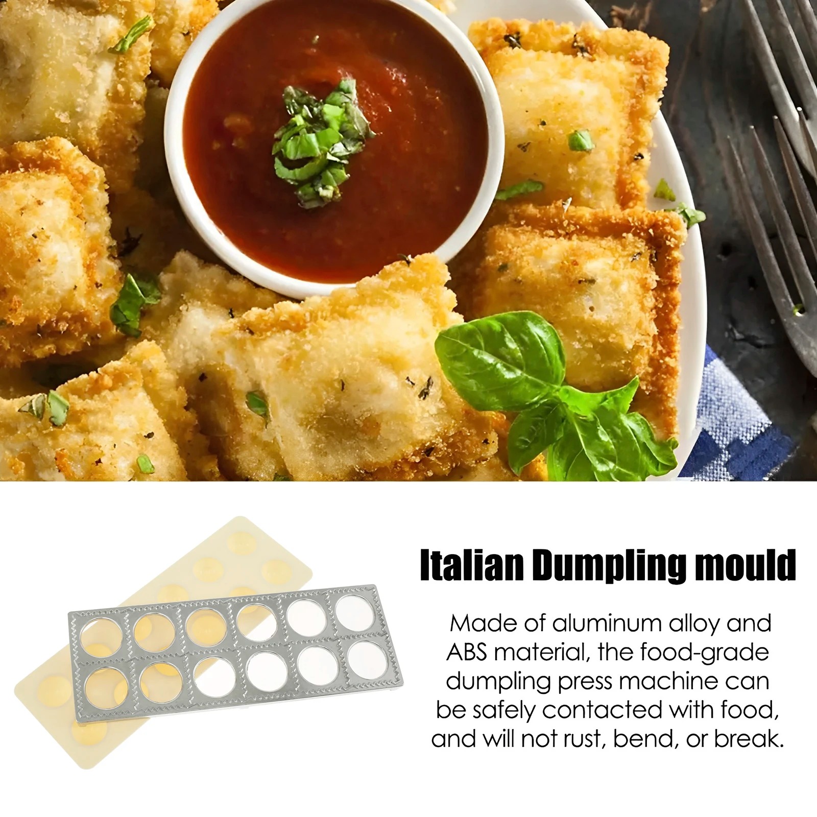 Dumpling Mold 12 Holes Ravioli - đánh giá và giá Kitchen Appliances Packages