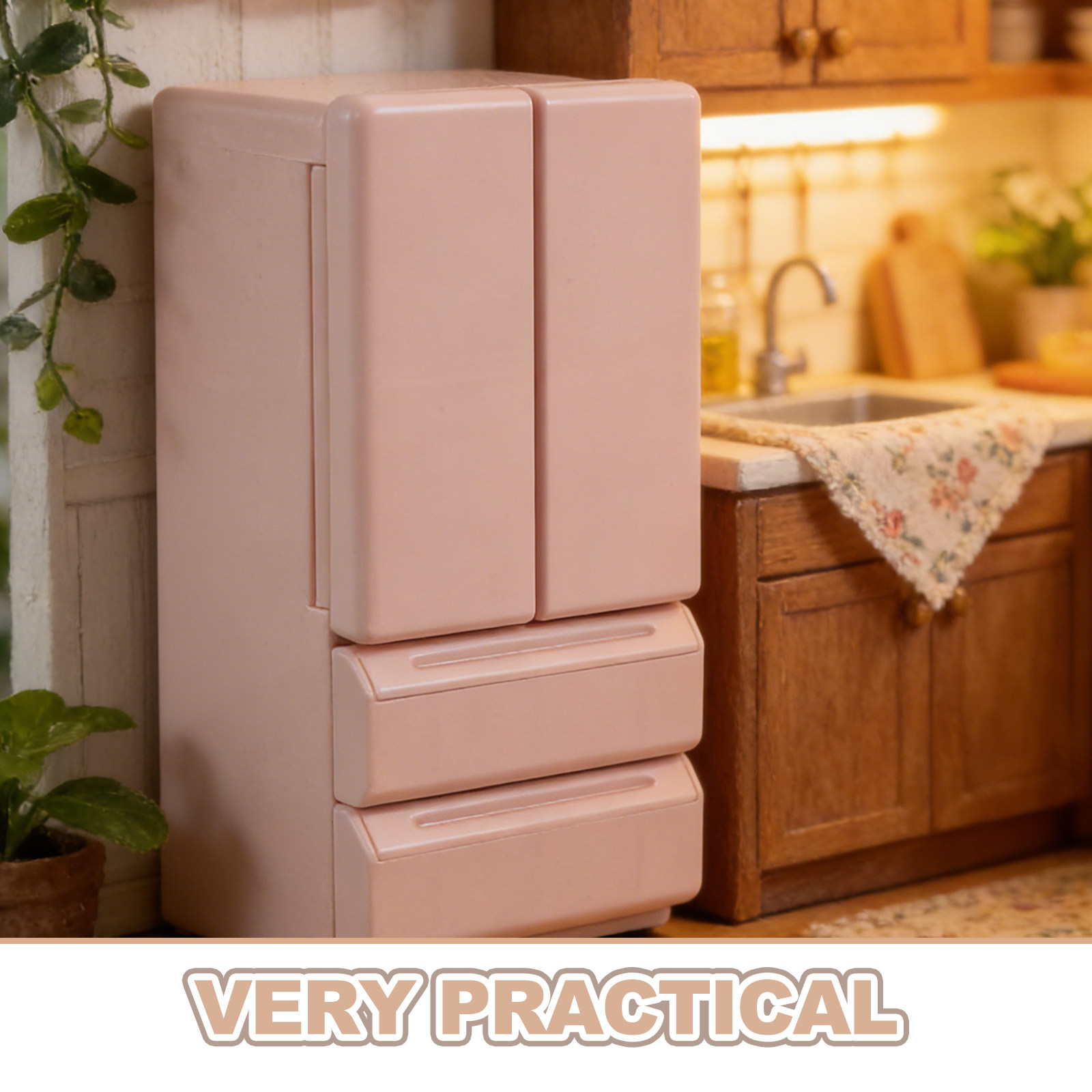 Mini Dollhouse Refrigerator 12 - đánh giá và giá Kitchen Appliances Kids