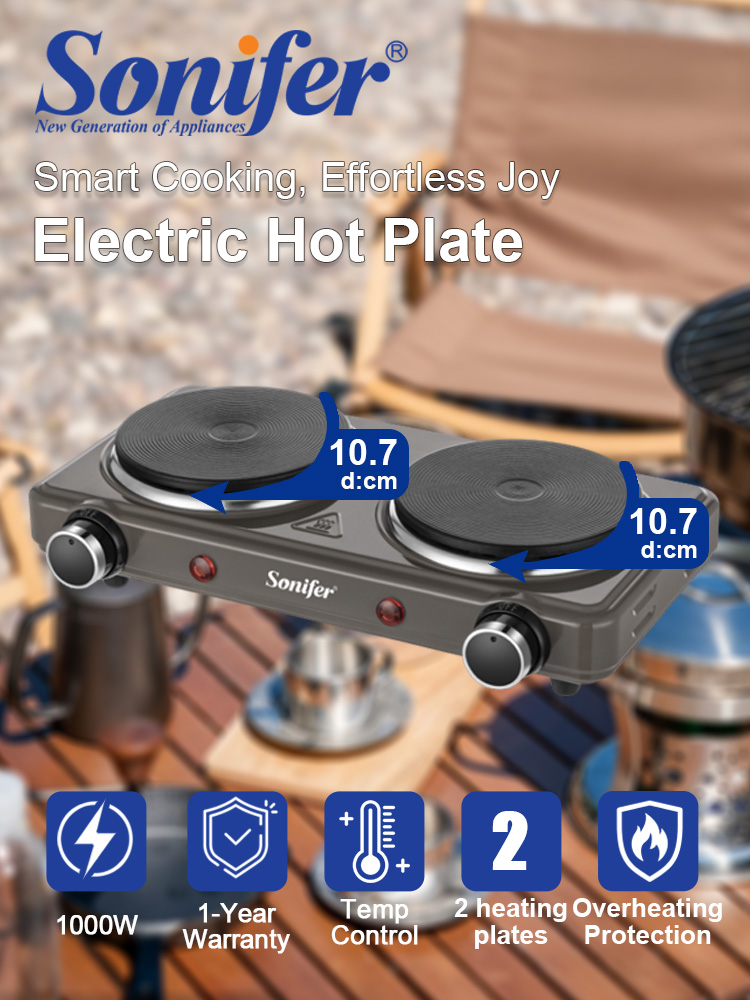 Double Burner Electric Stove S - đánh giá và giá Induction Cooktop Portable