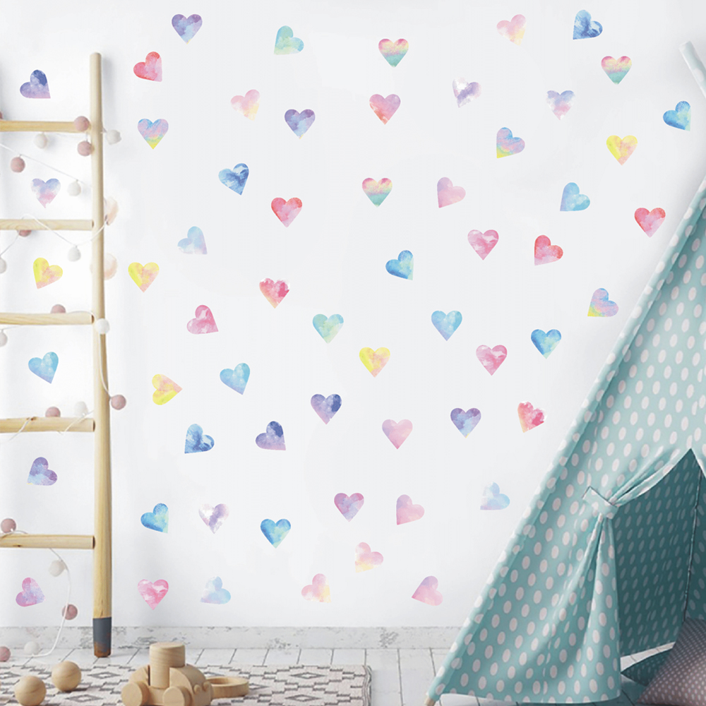 Colorful Hearts Couple Wall St - đánh giá và giá Kitchen Appliances Design