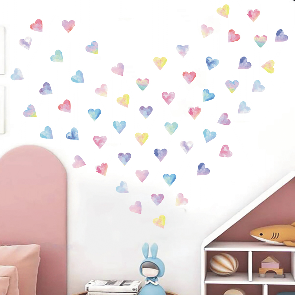 Colorful Hearts Couple Wall St - đánh giá và giá Kitchen Appliances Design