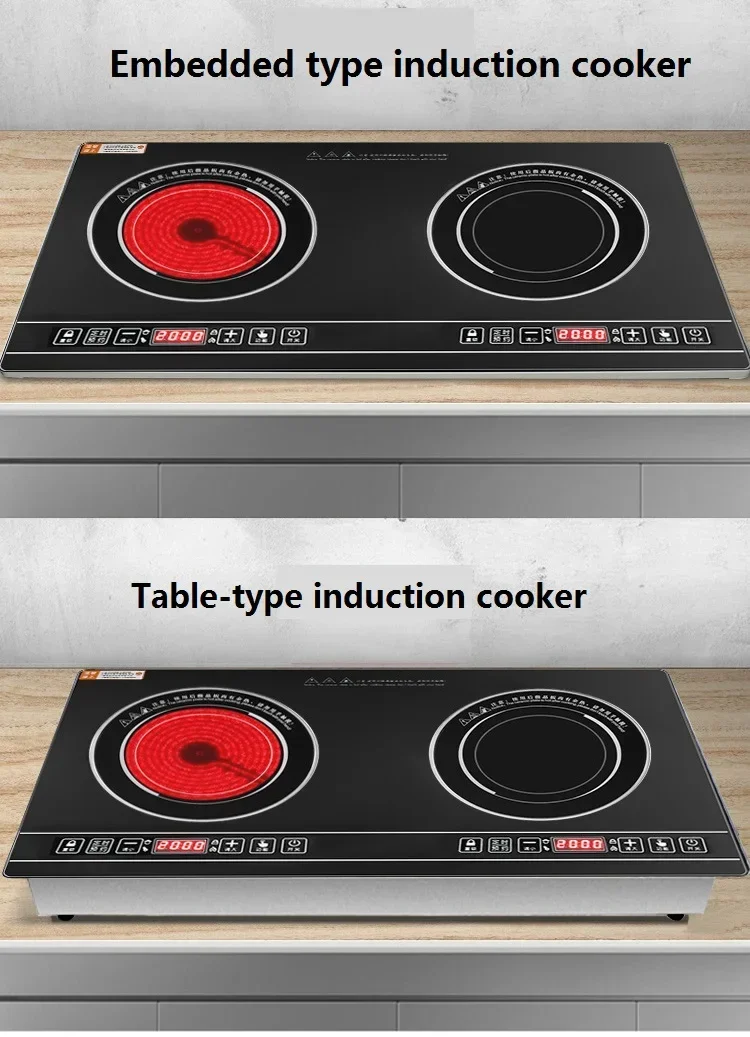 Portable Electric Double Stove - đánh giá và giá Induction Cooktop Portable