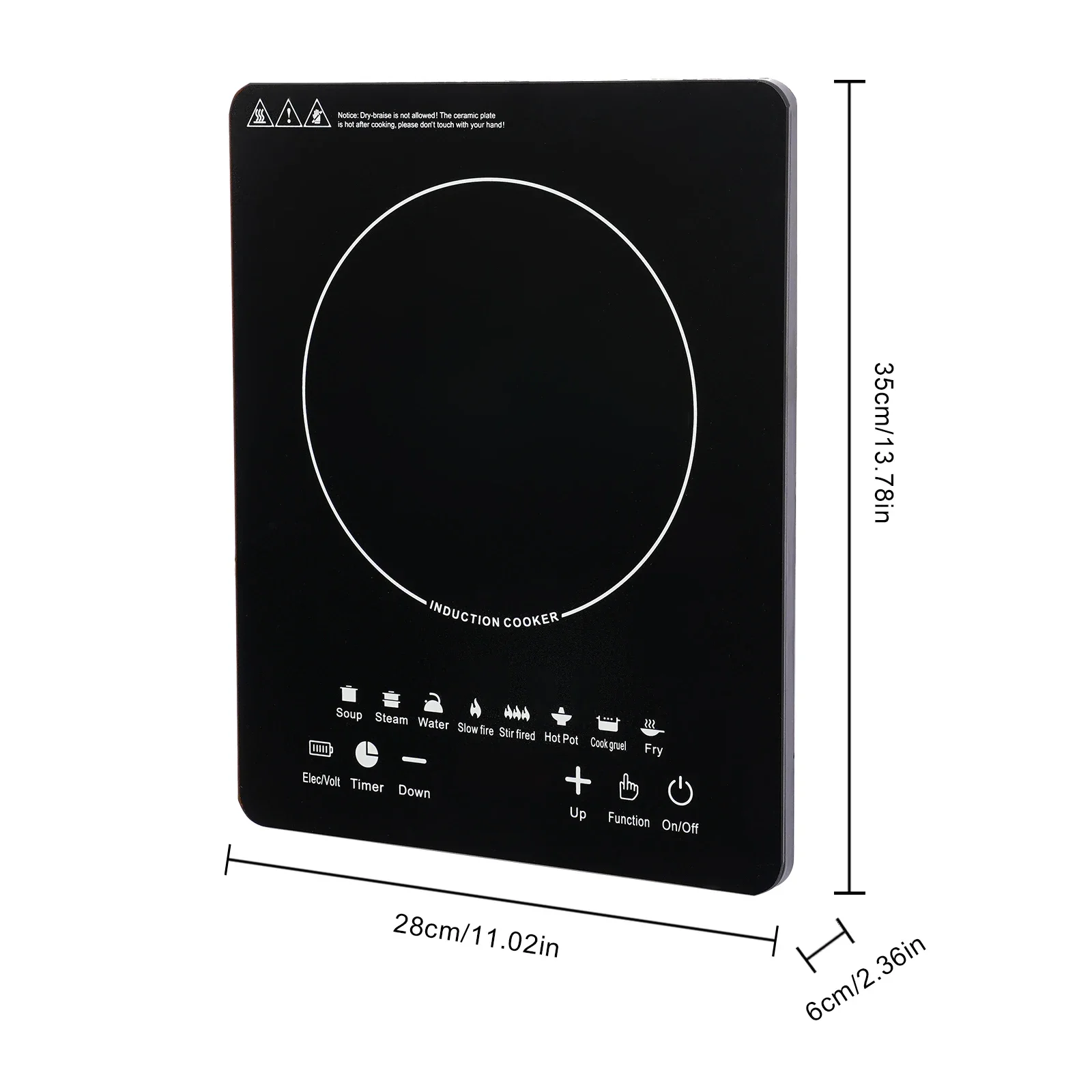 750W Smart Portable Induction  - đánh giá và giá Induction Cooktop Portable