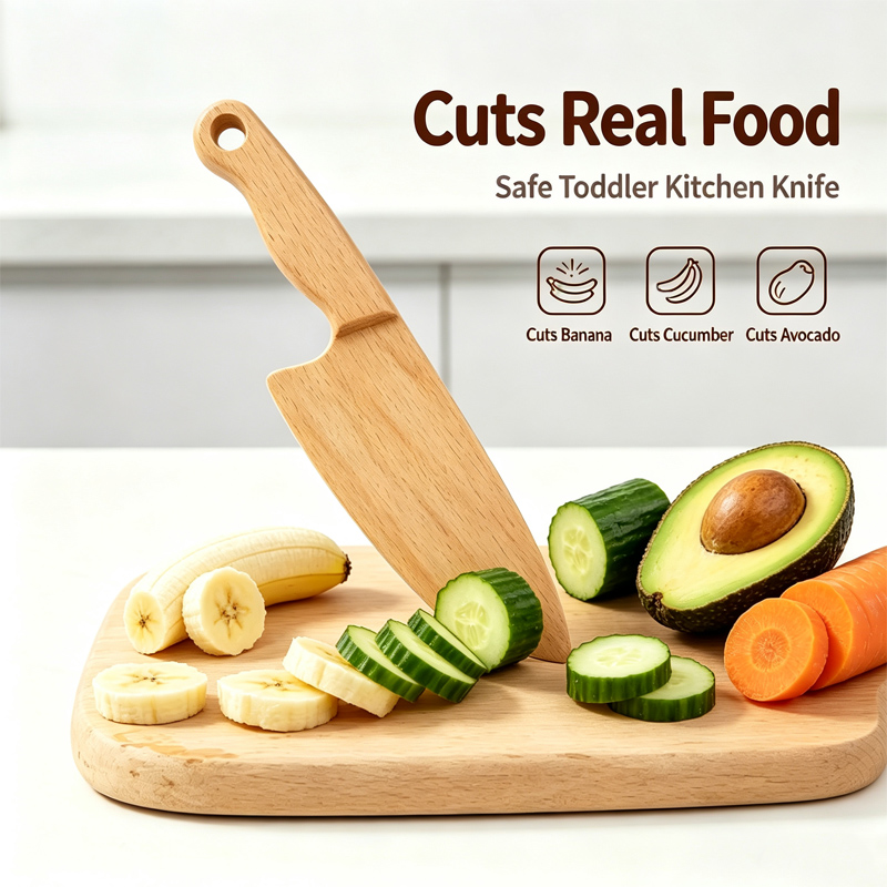 Wooden Kids Knife for Cooking  - đánh giá và giá Kitchen Appliances Kids