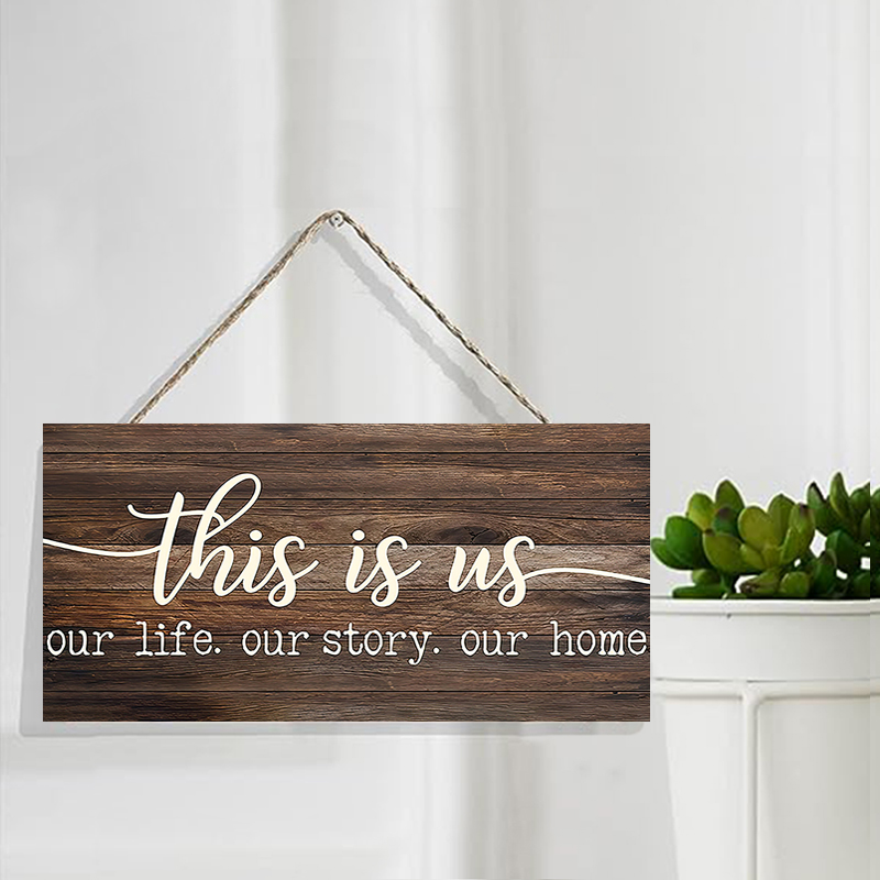 Rustic This is us Wall Hanging - đánh giá và giá Kitchen Appliances Design