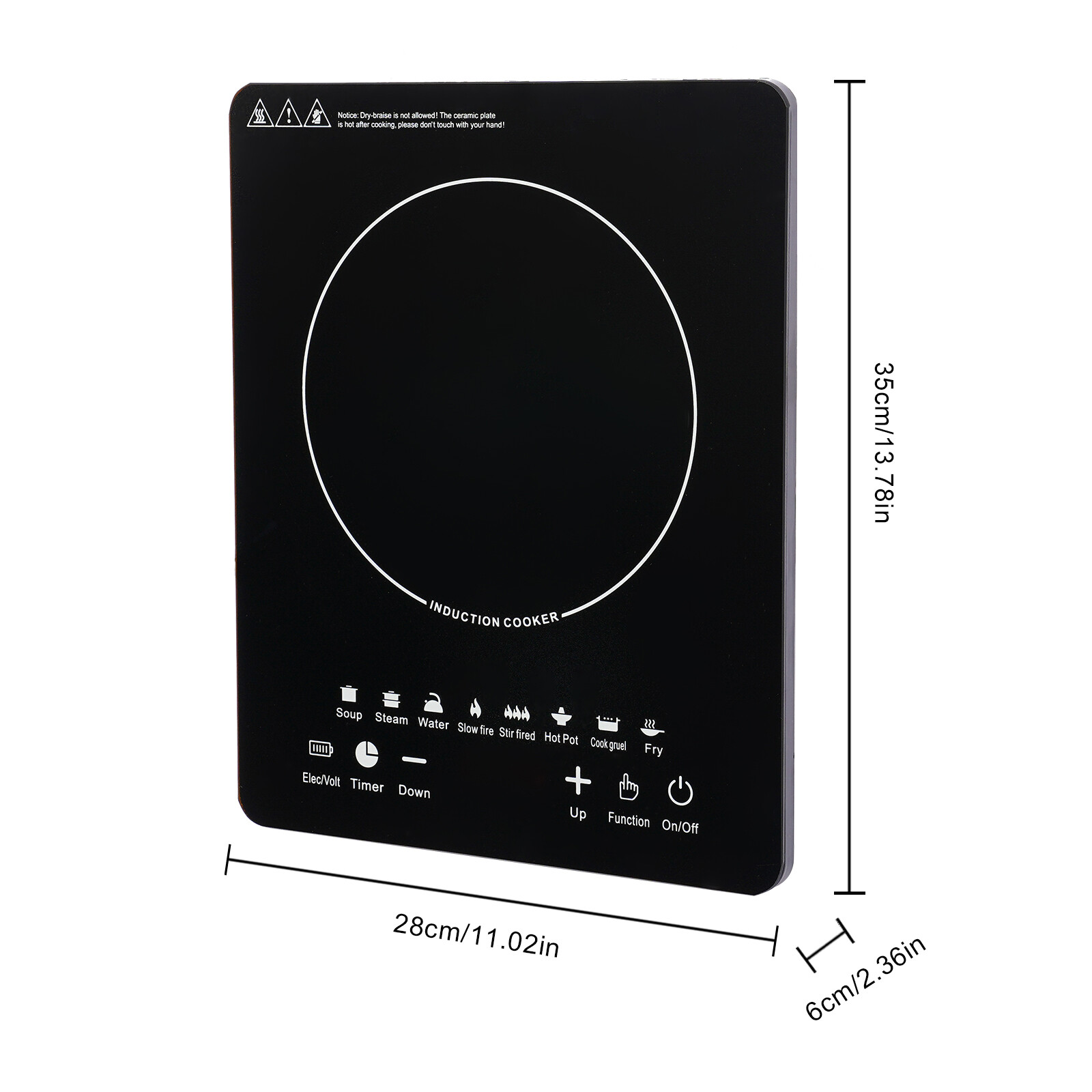 110V 750W Electric Induction C - đánh giá và giá Induction Cooktop Portable