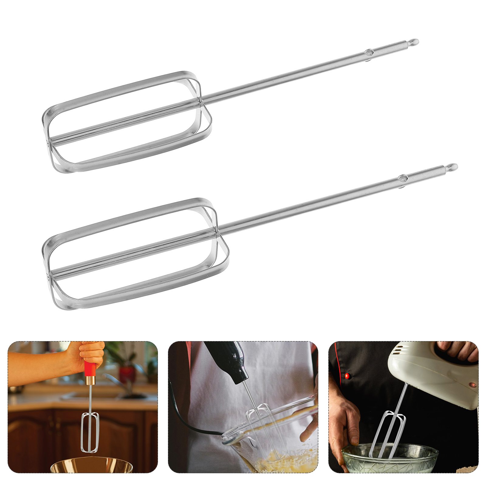2 Pcs Stainless Steel Hand Mix - đánh giá và giá Kitchen Appliances For Restaurant