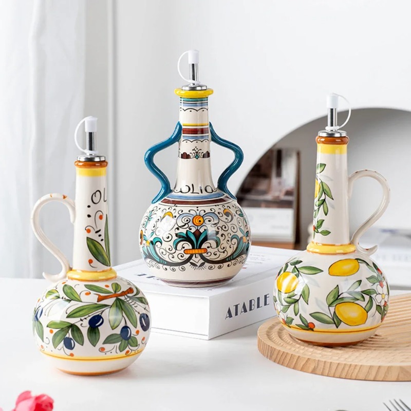 Ceramic Oil Bottle Soy Sauce B - đánh giá và giá Kitchen Appliances And Utensils